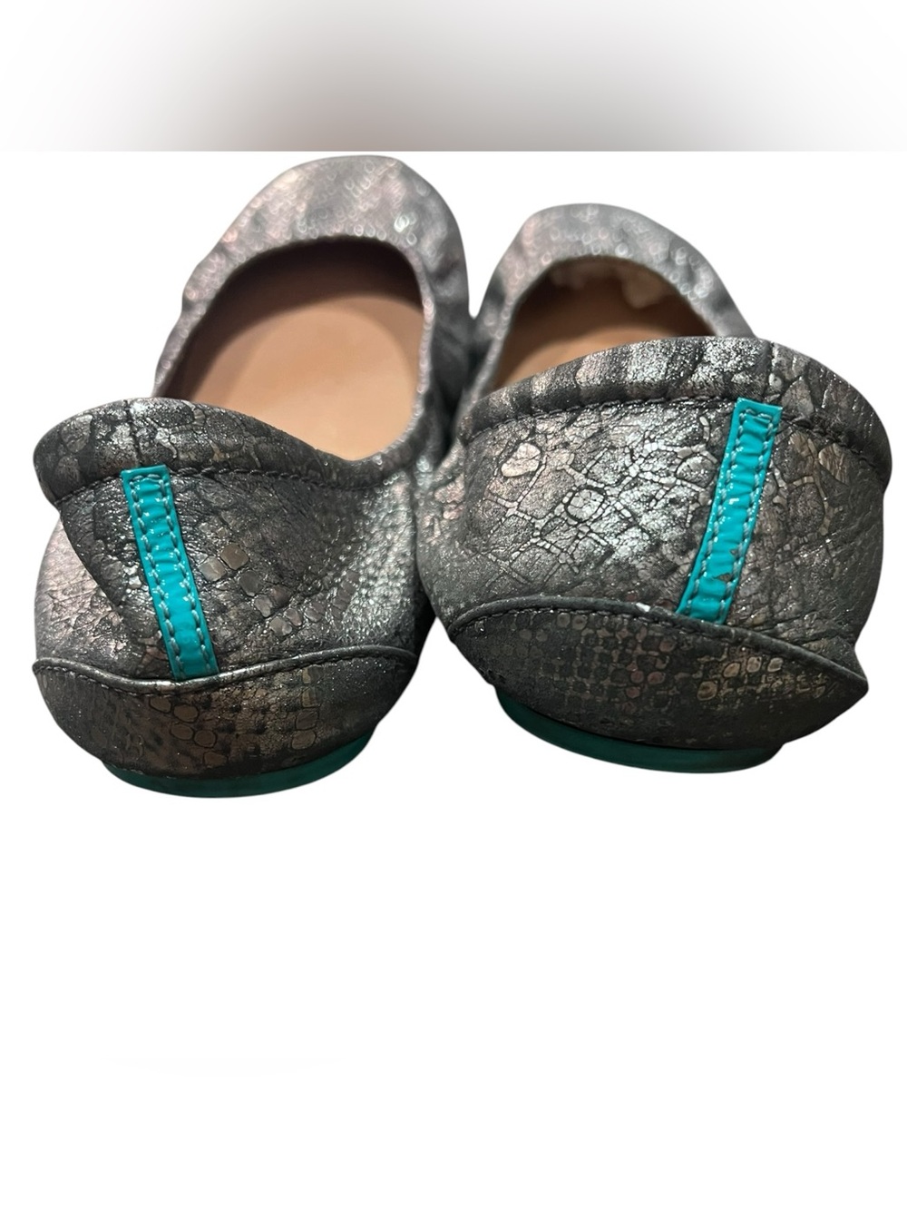 Rare Retired Tieks Drago Metallic Dragon Scale Flats Size 12 - Picture 2 of 6